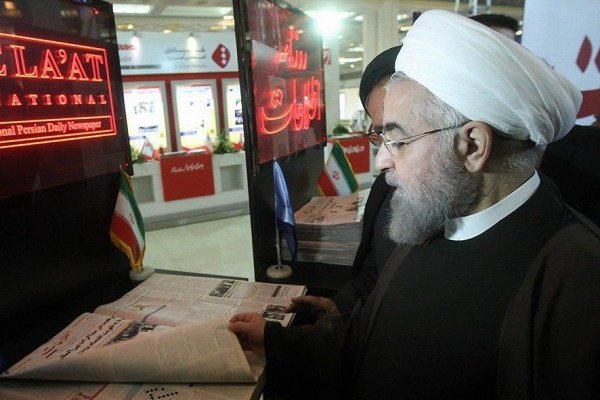 روحانی از بیست و دومین نمایشگاه مطبوعات بازدید کرد