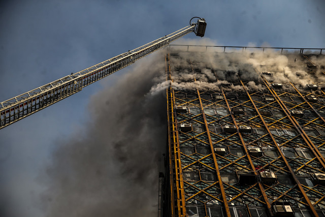 اولین اظهارنظر پیرامون علت آتش‌سوزی پلاسکو