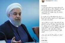 اینستاپست روحانی؛ امروز مذاکره با این آمریکا معنایی جز تسلیم ندارد