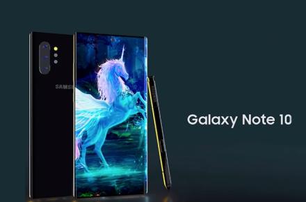 انتشار رندرهای رسمی Galaxy Note 10 سامسونگ