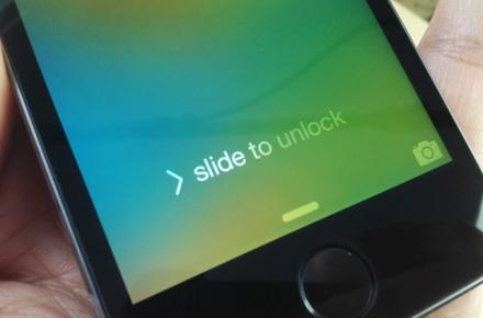 حق انحصار قابلیت Slide to unlock در اختیار اپل