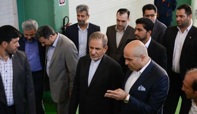 بازدید سرزده‌ی معاون اول رئیس جمهور از کارخانجات سام الکترونیک