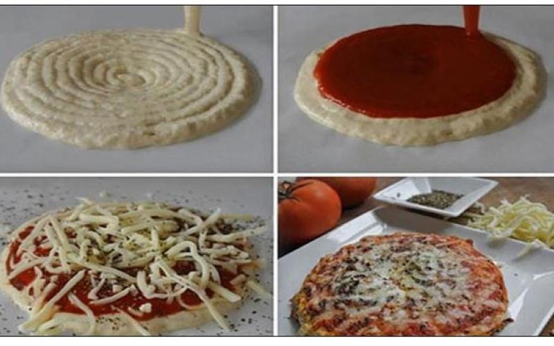 تولید پیتزا با چاپگر سه بعدی! +عکس