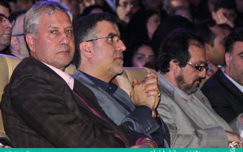 علی ربیعی به اختتامیه جشنواره فیلم فجر آمد