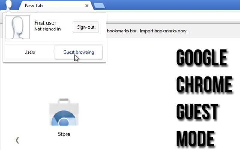 قابلیت guest browsing را در مرورگر خود فعال کنید!