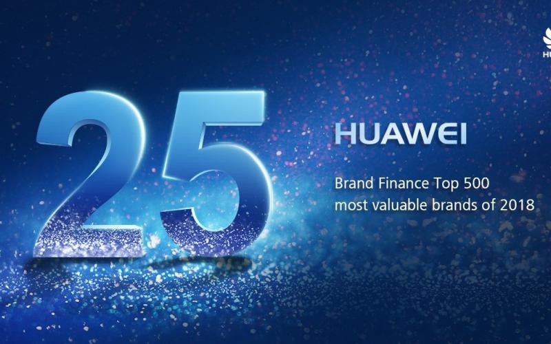 جهش برند HUAWEI به رتبه 25 در رده بندی برند Brand Finance Global 500