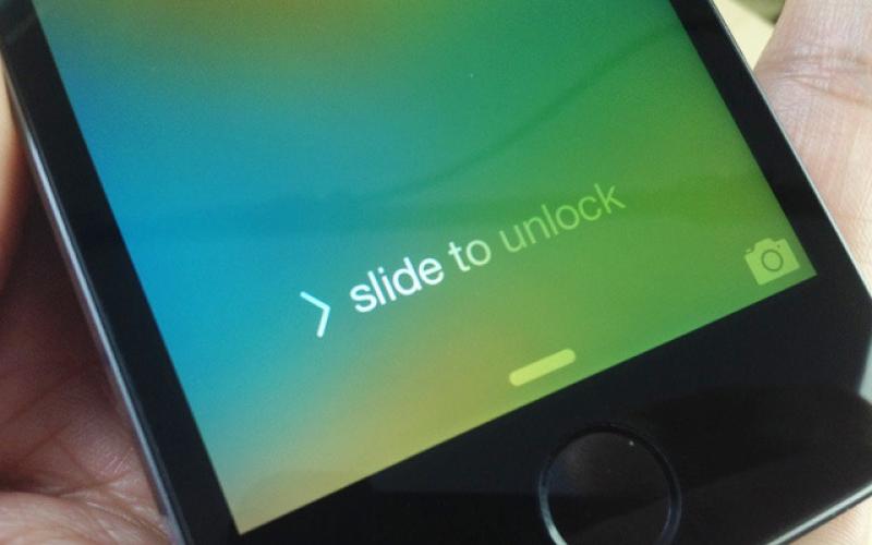 حق انحصار قابلیت Slide to unlock در اختیار اپل