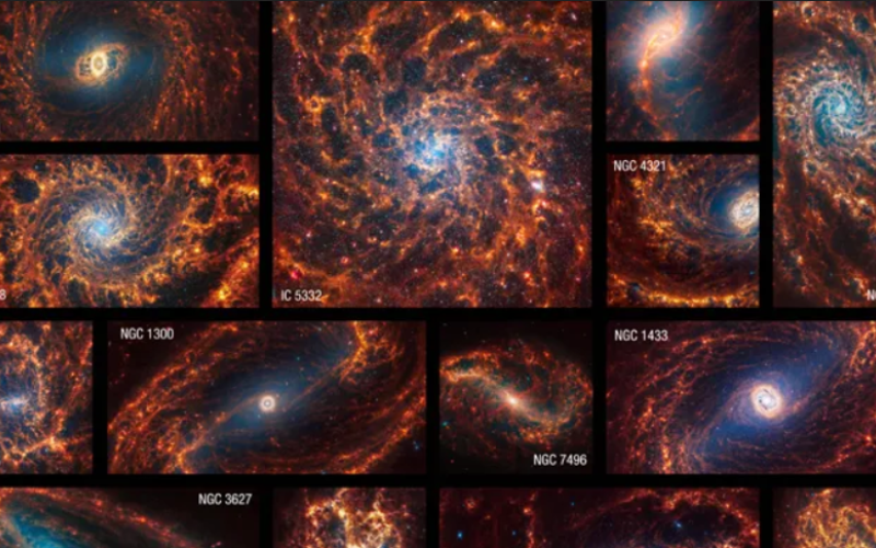 عکس‌های جیمز وب با جزئیات فوق‌العاده از ۱۹ کهکشان منتشر شد