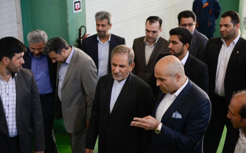 بازدید سرزده‌ی معاون اول رئیس جمهور از کارخانجات سام الکترونیک