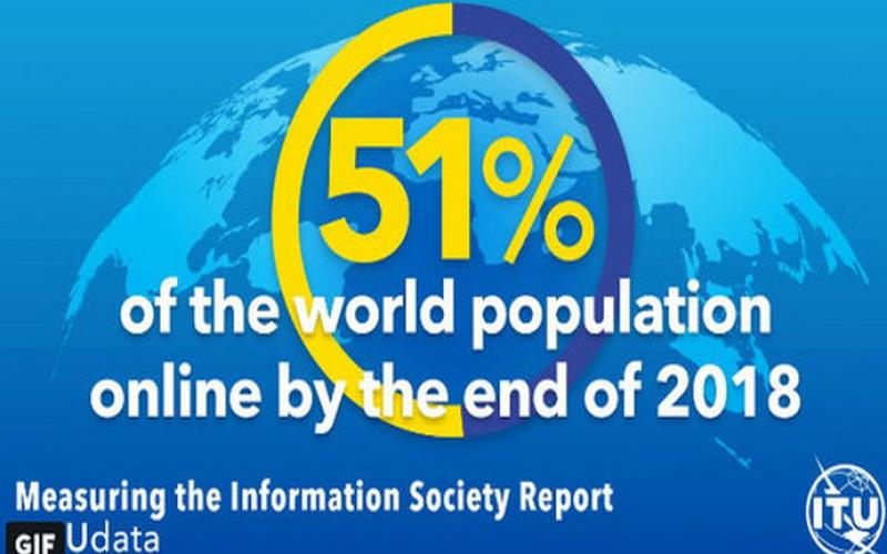 نیمی از مردم جهان آنلاین هستند