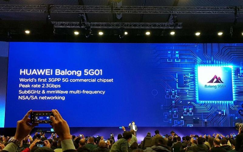 اولین چیپ تجاری 5G توسط هوآوی در MWC 2018 عرضه شد