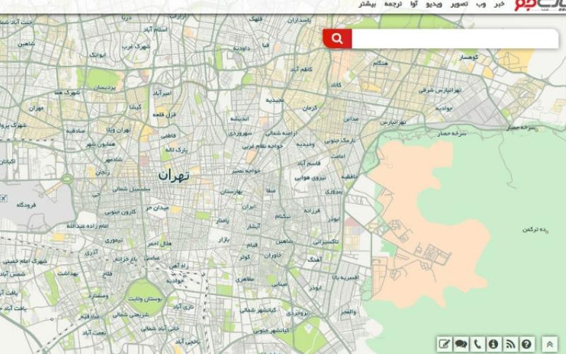 راه‌اندازی تخصصی‌ترین سرویس نقشه بومی در جستجوگر "پارسی جو" 