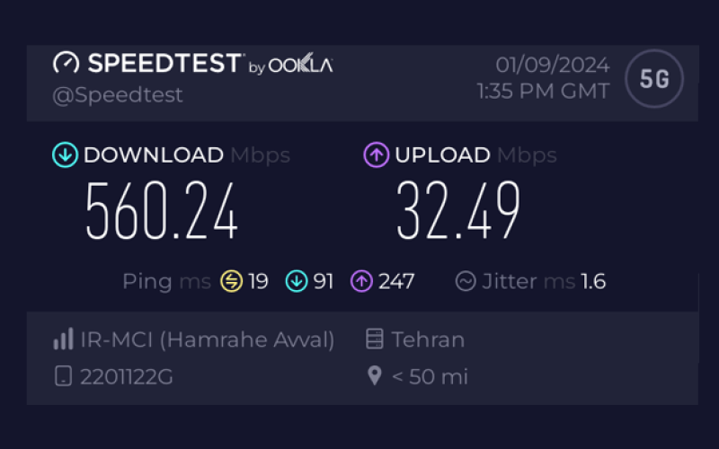 سرعت دانلود اینترنت در قم به نیم گیگ رسید