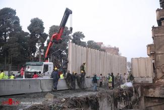 گزارش تصویری از خیابان جمهوری منهای ساختمان پلاسکو 